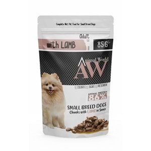 AW ADULT DOG WİTH LAMB POUNCH/24 ADET 85 GR (9)