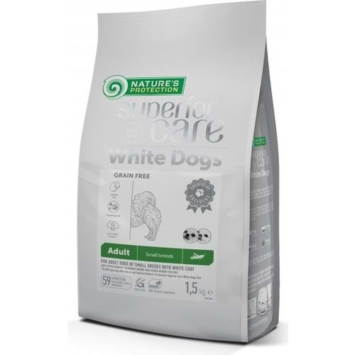 NPSC WHİTE DOG INSECT ADULT SMALL BREED 1,5 KG (27)